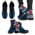 Hawaii Leather Boots - Polynesian Hibiscus with Summer Vibes - Polynesian Pride