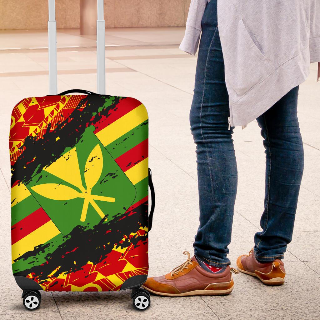 Kanaka Flag Polynesian Luggage Covers - Nora Style - Polynesian Pride