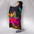 Kosrae Hooded Blanket - Summer Hibiscus - Polynesian Pride