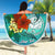 Marshall Islands Beach Blanket - Custom Personalised Tropical Flowers Style - Polynesian Pride