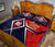 American Samoa Quilt Bed Set - AS Flag with Polynesian Patterns - Polynesian Pride