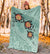 Hawaii Turtle Swimming Tribal Polynesian Premium Blanket - AH - Min Style - Polynesian Pride