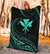 Kanaka Premium Blanket - Turquoise - Frida Style - Polynesian Pride