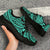 Polynesian Maori Lauhala Turquoise Chunky Sneakers - Polynesian Pride