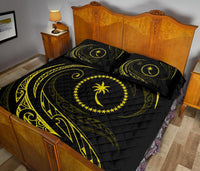 Chuuk Islands Quilt Bed Set - Green - Frida Style - Polynesian Pride