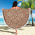 Polynesian Tribal Beach Blanket Brown - Polynesian Pride