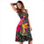 Polynesian Custom Personalised Midi Dress - Hibiscus Pattern - Polynesian Pride