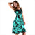 Polynesian Hawaii Midi Dress - Kanaka Maoli Blue Turtle - Polynesian Pride