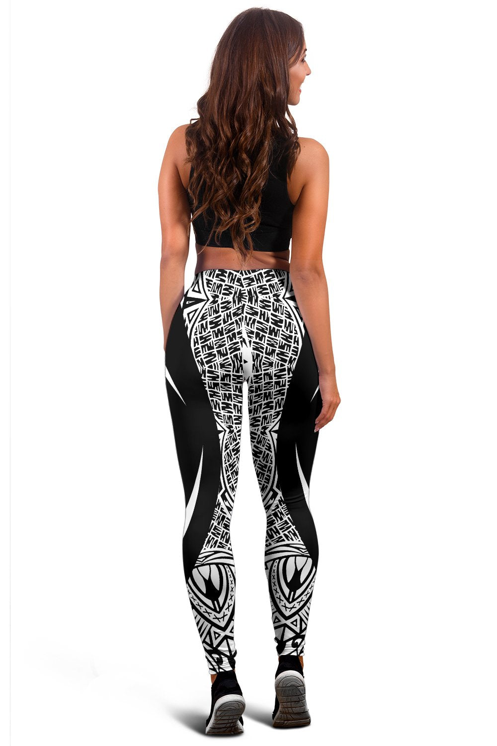 Hawaii Polynesian Leggings - Circle Style White - Polynesian Pride