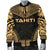 Tahiti Polynesian Chief Men's Bomber Jacket - Gold Version - Polynesian Pride