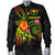 Polynesian Hawaii Men's Bomber Jacket - Legend of Kanaka Maoli (Reggae) - Polynesian Pride