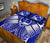 Guam Polynesian Quilt Bed Set - Guam White Seal with Polynesian Tattoo Ver 02 - Polynesian Pride