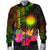 Marshall Islands Polynesian Personalised Men's Bomber Jacket - Hibiscus and Banana Leaves - Polynesian Pride