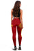 Hawaii Polynesian Women's Leggings - Vintage Polynesian Turtle (Red) - Polynesian Pride