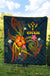 Kosrae Polynesian Premium Quilt - Legend of Kosrae (Blue) - Polynesian Pride