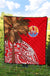 French Polynesia Premium Quilt - Palm Tree Polynesian Pattern - Polynesian Pride