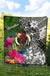 Vanuatu Premium Quilt - Turtle Plumeria Banana Leaf - Polynesian Pride