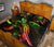 Tuvalu Polynesian Quilt Bed Set - Turtle With Blooming Hibiscus Reggae - Polynesian Pride