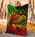 Vanuatu Polynesian Premium Blanket - Reggae Shark Polynesian Tattoo - Polynesian Pride