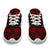 Society Islands Sport Sneakers - Polynesian Tattoo Red - Polynesian Pride