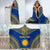 Nauru Flag Polynesian Chief Hooded Blanket - Polynesian Pride