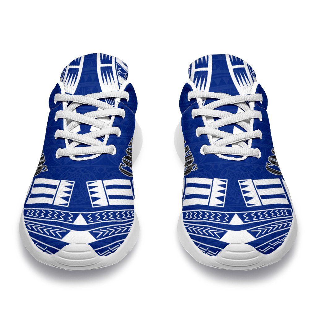 Cook Islands Sport Sneakers - Polynesian Tattoo Flag - Polynesian Pride