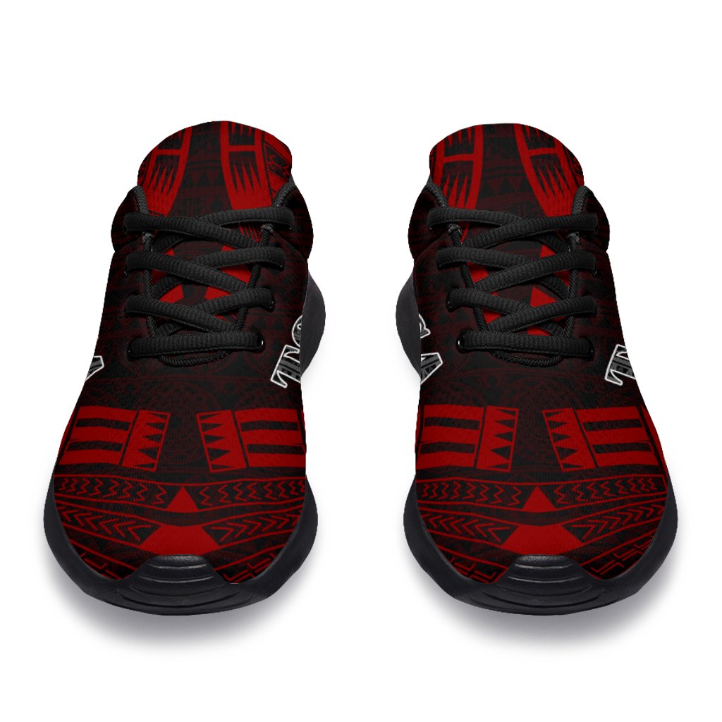 Tonga Sport Sneakers - Polynesian Tattoo Red - Polynesian Pride
