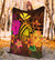 Hawaii Turtle Tribal Map Hibiscus Plumeria Premium Blanket - Polynesian Pride