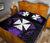 Wallis And Futuna Polynesian Quilt Bed Set Hibiscus Purple - Polynesian Pride