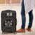 Fiji Luggage Covers - Fiji Seal With Polynesian Tattoo Style (Black) - Polynesian Pride