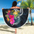 Nauru Polynesian Custom Personalised Beach Blanket - Tropical Flower - Polynesian Pride