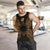 Nauru Polynesian Men Tank Top Map Gold - Polynesian Pride