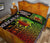 American Samoa Quilt Bed Set - AS Seal Rocket Style (Reggae) - Polynesian Pride