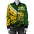 Cook Islands Women Bomber Jacket Style Turtle Rugby - Polynesian Pride