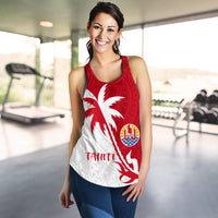 Tahiti Polynesian Coconut Tree Women'S Racerback Tank - Polynesian Pride