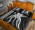 Hawaii Octopus KaKau Polynesian Quilt Bed Set - White - Polynesian Pride