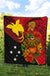 Papua New Guinea Premium Quilt - Tumbuan, Duk - duk and Lime Gourd - Polynesian Pride