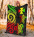 Wallis and Futuna Premium Blanket - Reggae Tentacle Turtle - Polynesian Pride