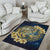 Hawaii Galaxy Yin Yang Turtle Shark Hibiscus Plumeria Rug - Polynesian Pride