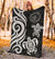 Palau Premium Blanket - White Tentacle Turtle - Polynesian Pride