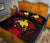 Papua New Guinea Polynesian Quilt Bed Set Hibiscus Red - Polynesian Pride