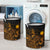 Nauru Laundry Basket - Polynesian Turtle Hibiscus Gold - Polynesian Pride