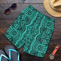 Polynesian Symmetry Turquoise Men's Short - Polynesian Pride