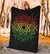 Maori Mandala Blanket, Rasta - Polynesian Pride