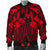 Tonga Polynesian Men's Bomber Jacket - Tonga Red Seal with Polynesian tattoo - Polynesian Pride