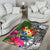 Tonga Area Rug - Turtle Plumeria Banana Leaf - Polynesian Pride