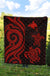 Papua New Guinea Premium Quilt - Red Tentacle Turtle - Polynesian Pride