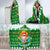 Hawaiian Mele Kalikimaka Santa Claus Pattern Christmas Hooded Blanket - Green - Labo Style - AH - Polynesian Pride