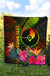 YAP Polynesian Personalised Premium Quilt- Hibiscus and Banana Leaves - Polynesian Pride