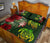 Hawaii Quilt Bed Set - Turtle Hibiscus Pattern Hawaiian Quilt Bed Set - Green - Polynesian Pride